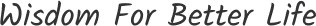 Logo featuring the phrase 'm For Better' in stylish cursive.