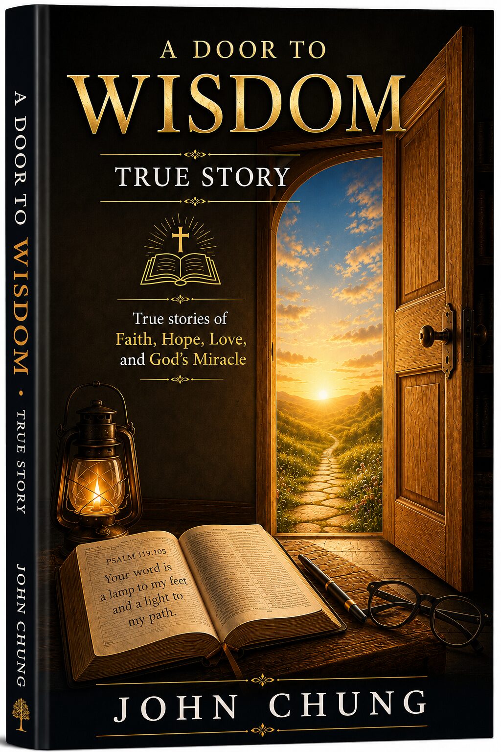 Book cover titled "A Door to Wisdom."