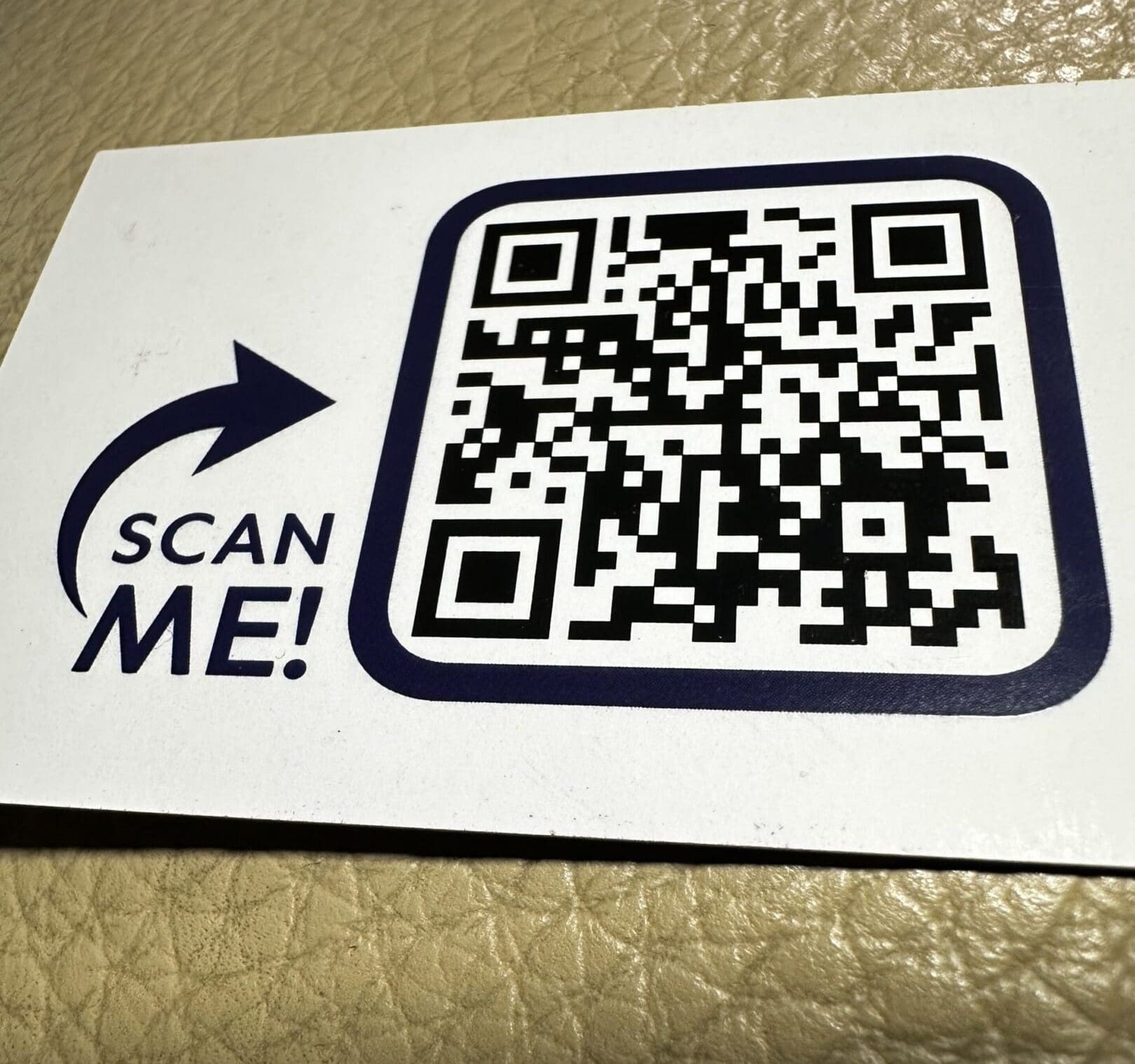 QR code with "Scan Me!" prompt.